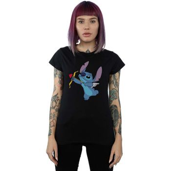 Disney Camiseta manga larga Cupid Valentines para mujer