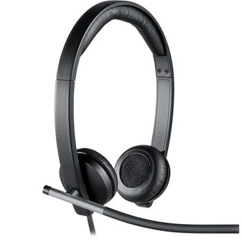 Logitech H650e Auriculares con Micrófono Negro