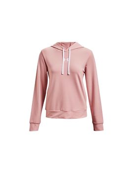 Sudadera under armour rival terry mujer pink