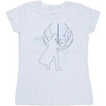 Disney Camiseta manga larga Jedi Master Balance para mujer