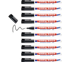 edding 8404 Aerospace Permanent Marker Bullet [Pack 10] - 4-8404001