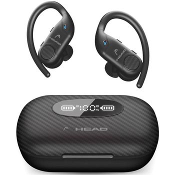 Head Flex Hooks Auriculares Inalámbricos Autonomía 8+32H IPX7 Negros