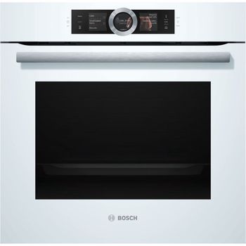 Bosch Serie 8 HSG636BW1 Horno Multifunción con Vapor 71L A+ Blanco