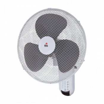 Fm Calefacción VM-140-M Ventilador de Pared 50W Negro/Blanco