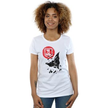 Dc Comics Camiseta manga larga Justice League para mujer