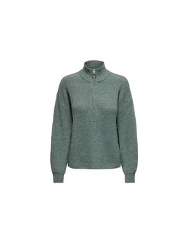 Sudadera only onltokyo solid l/s zip mujer balsam