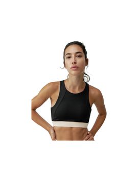 Top born living yoga fiorella black/tapioca mujer