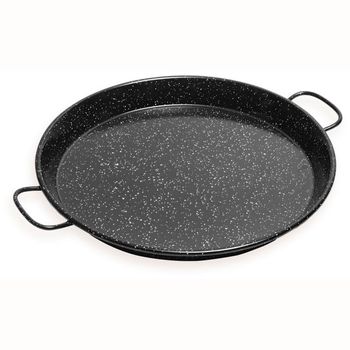 Briebe BRI-700516 Paellera Valenciana Inducción 16cm para Vitrocerámica Fuego Gas Horno Negro