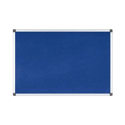 Bi-Office Maya Notice Board  Blue Felt