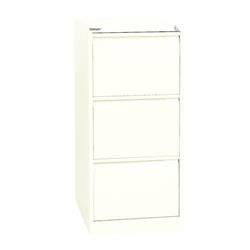 Bisley BS3E Filing Cabinet 3-Drawer H1016mm Chalk White - 101222