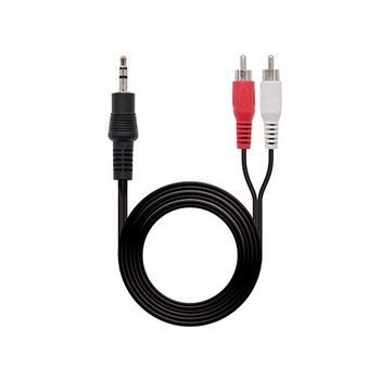 Cable Audio 1Xjack 3.5 To 2Xrca 3M Nanocable Macho-Macho