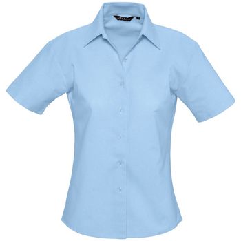 Sols Camisa ELITE -CAMISA tipo OXFORD MUJER MANGA CORTA de algodon para mujer