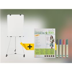 Bi-Office Earth Kyoto Flipchart Mobile Magnetic Easel  70 x 100 cm + F