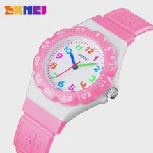 SKMEI NEW Kids Watches Outdoor Sports Wristwtatch Boys Girls Waterproof PU Wristband Quartz Children Watches 1483 reloj