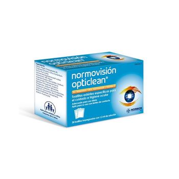 normovision opticlean 30 toallitas normon