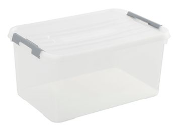 Caja de plástico spaceo, dimensiones: 40x60x29cm y 50 litros