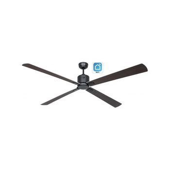 Ventilador De Techo Con Wifi Casafan Eco Neo Iii 180cm 952411w Wengué / Wengué Y Plata