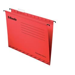 Esselte Classic Suspension File Reinforced Foolscap File Red - 90337