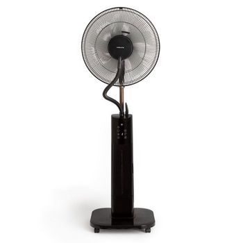 Create Ventilador Nebulizador de Agua Oscilante con Mando a Distancia 70W Negro