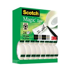 Scotch Magic Tape 810 Tower Pack 19mm x 33m (24 Pack) XA004815701