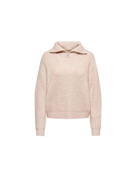 Sudadera only onlbaker zip cloud dancer mujer