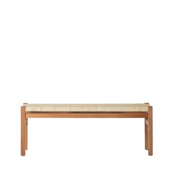 Banco de madera natural 120x45 cm