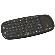 Mini Teclado Bluetooth Con Touchpad Y Puntero Láser