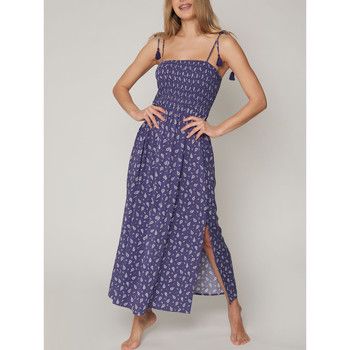 Admas Vestidos Vestido largo de verano Navy Cashmere para mujer