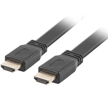 Cable Hdmi Lanberg Macho/Macho V2.0 4K Plano 1M Negro