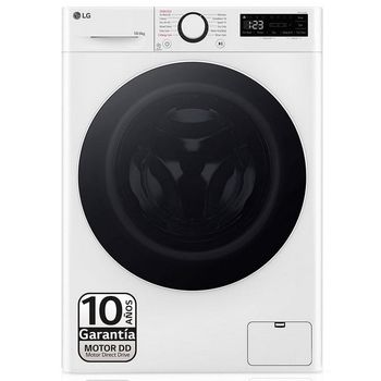 LG F4DR6010A1W Lavasecadora de Carga Frontal 10Kg/6Kg D Blanca