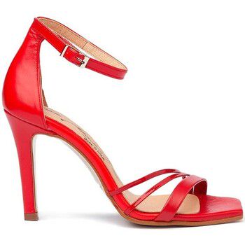 Cbp - Conbuenpie Zapatos de tacón Sandalias rojas de piel con tacon alto by CBP para mujer