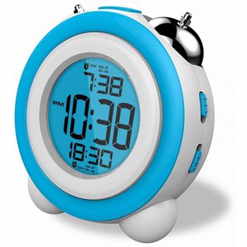 Daewoo DCD-220BL Reloj Despertador Digital con Función Snooze en Azul