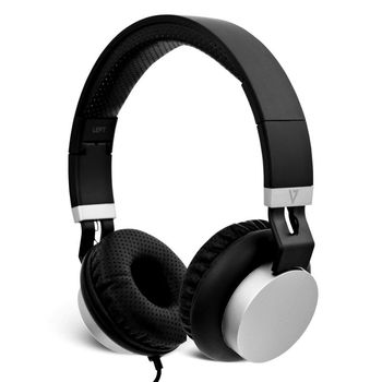 V7 HA601-3EP Auriculares con Micrófono Negro/Plata