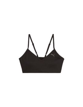 Sujetador deportivo de running puma move yogini negro mujer