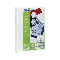 Elba Panorama 65mm 2 D-Ring Presentation Binder A4 White (4 Pack)