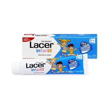 lacer gel dental fresa infantil 50 ml