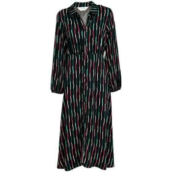 Compania Fantastica Vestido largo 34c12080_abito_stripes_nero para mujer