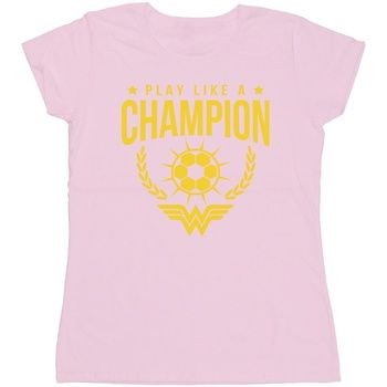 Dc Comics Camiseta manga larga Play Like A Champion para mujer