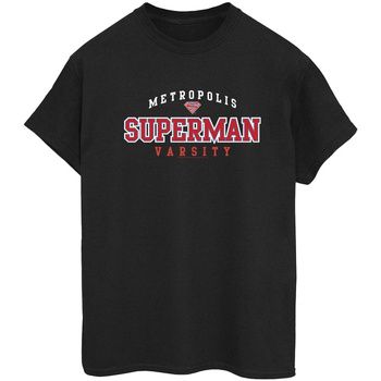 Dc Comics Camiseta manga larga Metropolis para mujer