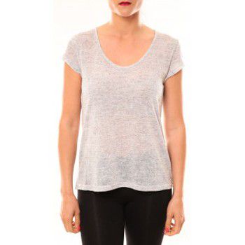 Meisïe Camiseta T-Shirt 50-606SP15 Gris clair para mujer