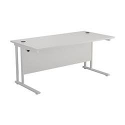 Allegro 1800  X 800 Rectangular Cantilever Workstation White/White