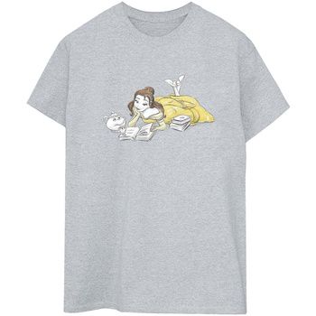 Disney Camiseta manga larga Beauty And The Beast para mujer