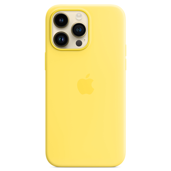 Apple MagSafe Funda Silicona iPhone 14 Pro Max Amarillo canario - MQUL3ZM/A
