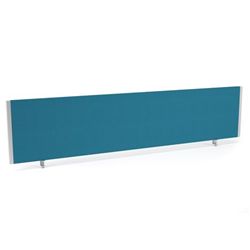 Impulse/Evolve Plus Bench Screen 1800 Maringa Teal Silver Frame