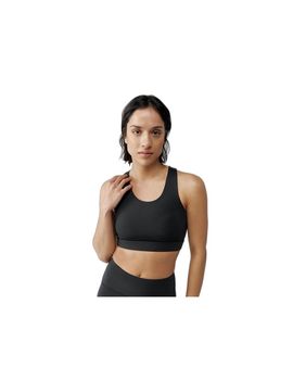 Sujetador deportivo born living yoga colette negro mujer