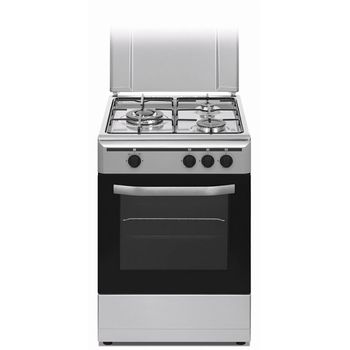 Vitrokitchen CB5530IN Cocina a Gas Natural 3 Fuegos Acero Inoxidable