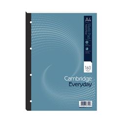 Cambridge Everyday Ruled Margin Refill Pad 160 Pages A4 (5 Pack)