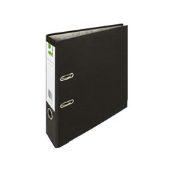 Q-Connect Lever Arch File Paperbacked A4 Black (10 Pack) KF20038