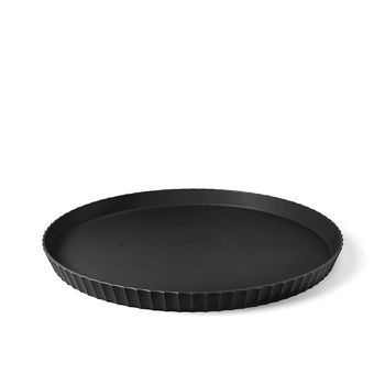 Bandeja de polipropileno negro mate diám. 40 cm