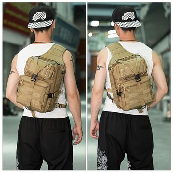 Bolso De Pecho Extra Grande Para Hombres, Ideal Para Montañismo Y Ciclismo, Resistente Al Agua Y Con Estampado De Camuflaje, Perfecto Para Llevar Equipo De Fotografía